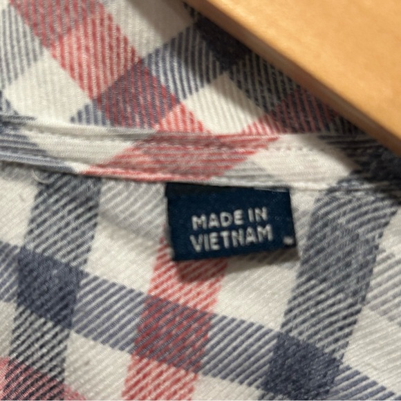 Johnny O Men’s Callum Performance Button- Down Shirt, Navy Plaid, Comfort, Large - Picture 6 of 10